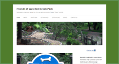 Desktop Screenshot of friendsofwestmillcreekpark.org