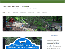 Tablet Screenshot of friendsofwestmillcreekpark.org